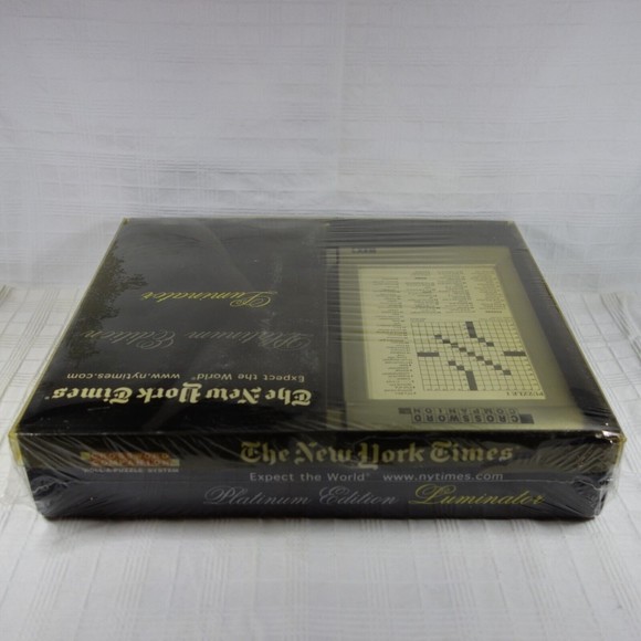 The New York Times Crossword Companion Luminator Platinum Edition Factory Sealed - Picture 5 of 8